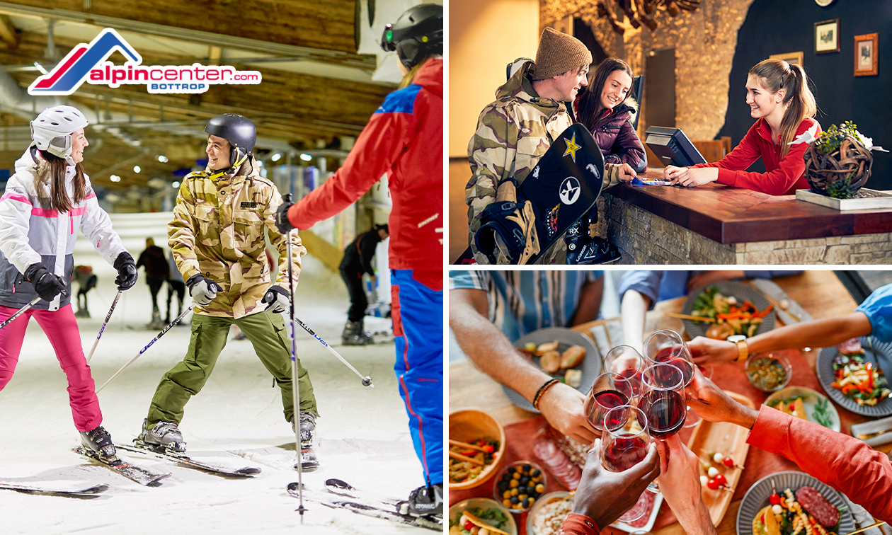 Skispaß + All-You-Can-Eat & Drink im Alpincenter Bottrop