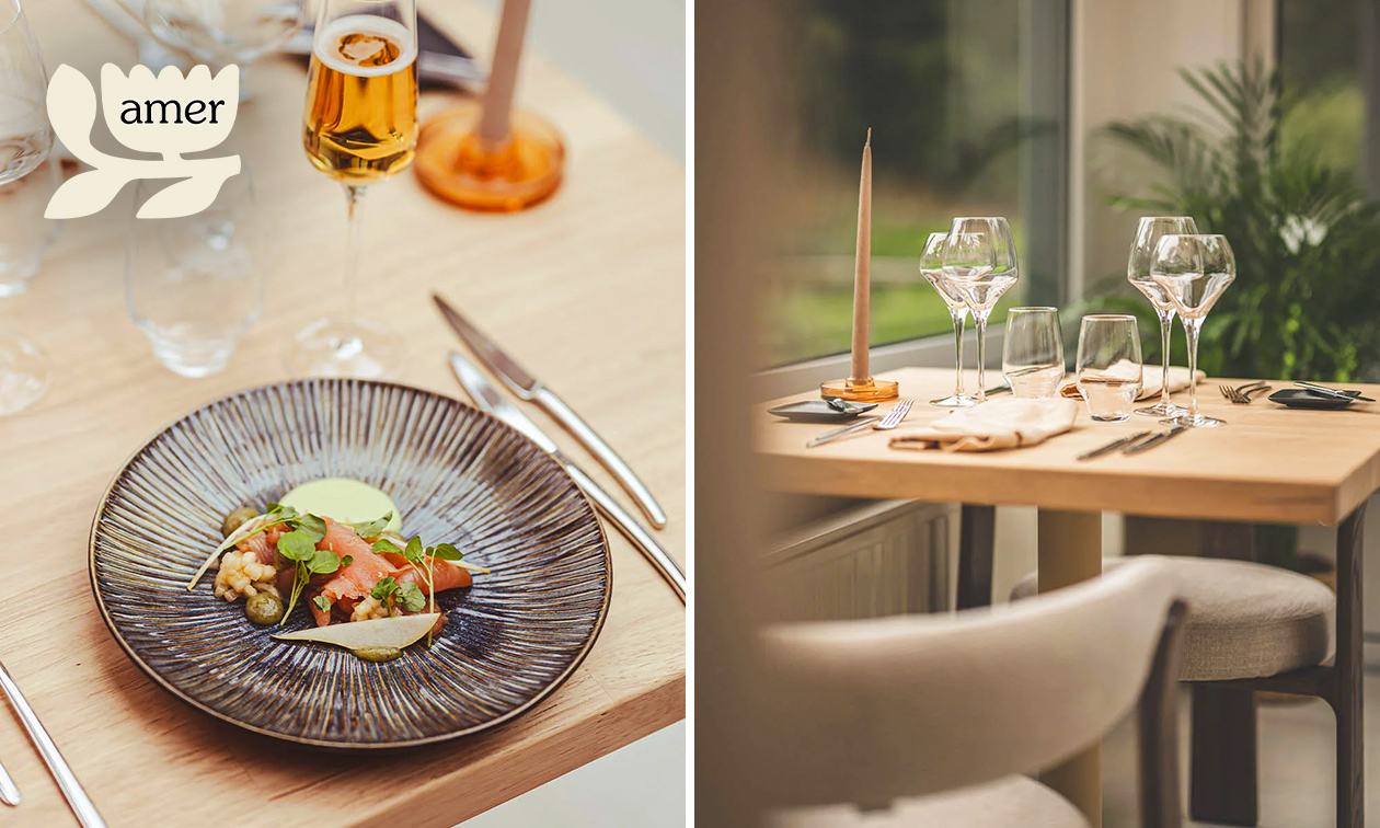 Menu gastronomique en 4 services dans les Ardennes