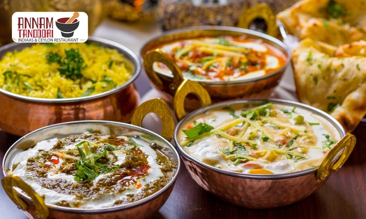 Indiaas 2-gangen keuzediner bij Annam Tandoori