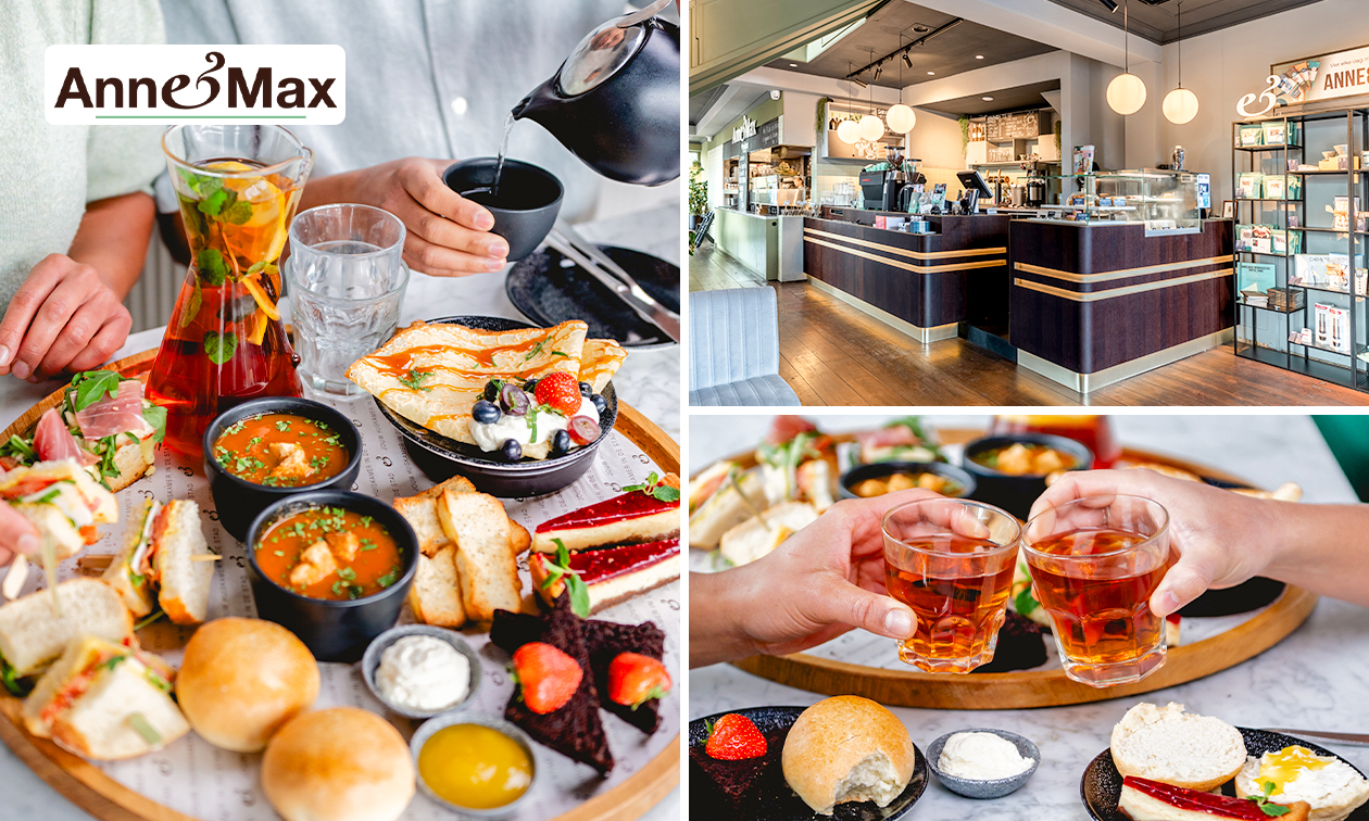 High tea incl. onbeperkt thee bij Anne&Max Den Bosch