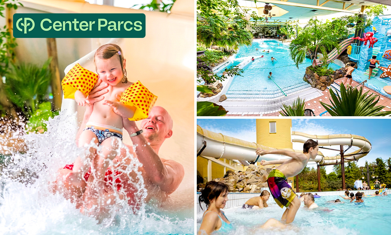 Tageseintritt  Aqua Mundo im Center Parcs Limburgse Peel