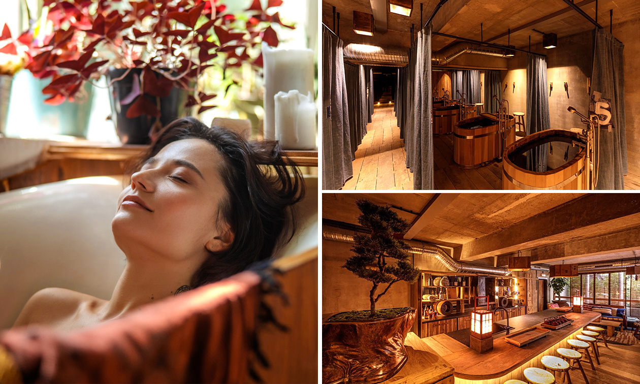 Bain japonais + sauna (60 min) à Bruxelles