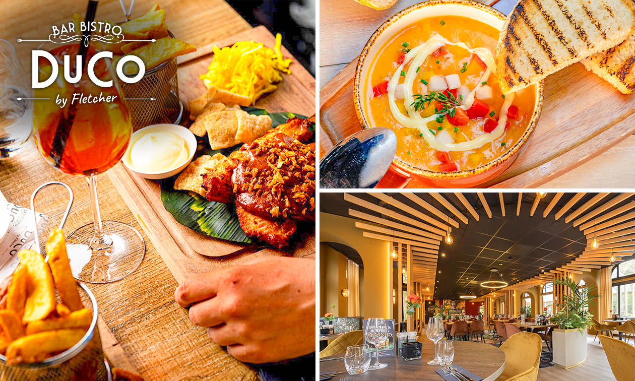 3-gangendiner bij een Bar Bistro DuCo