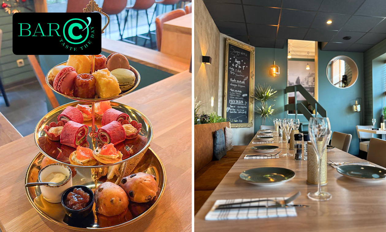 High tea + mimosa bij Bar C Gent