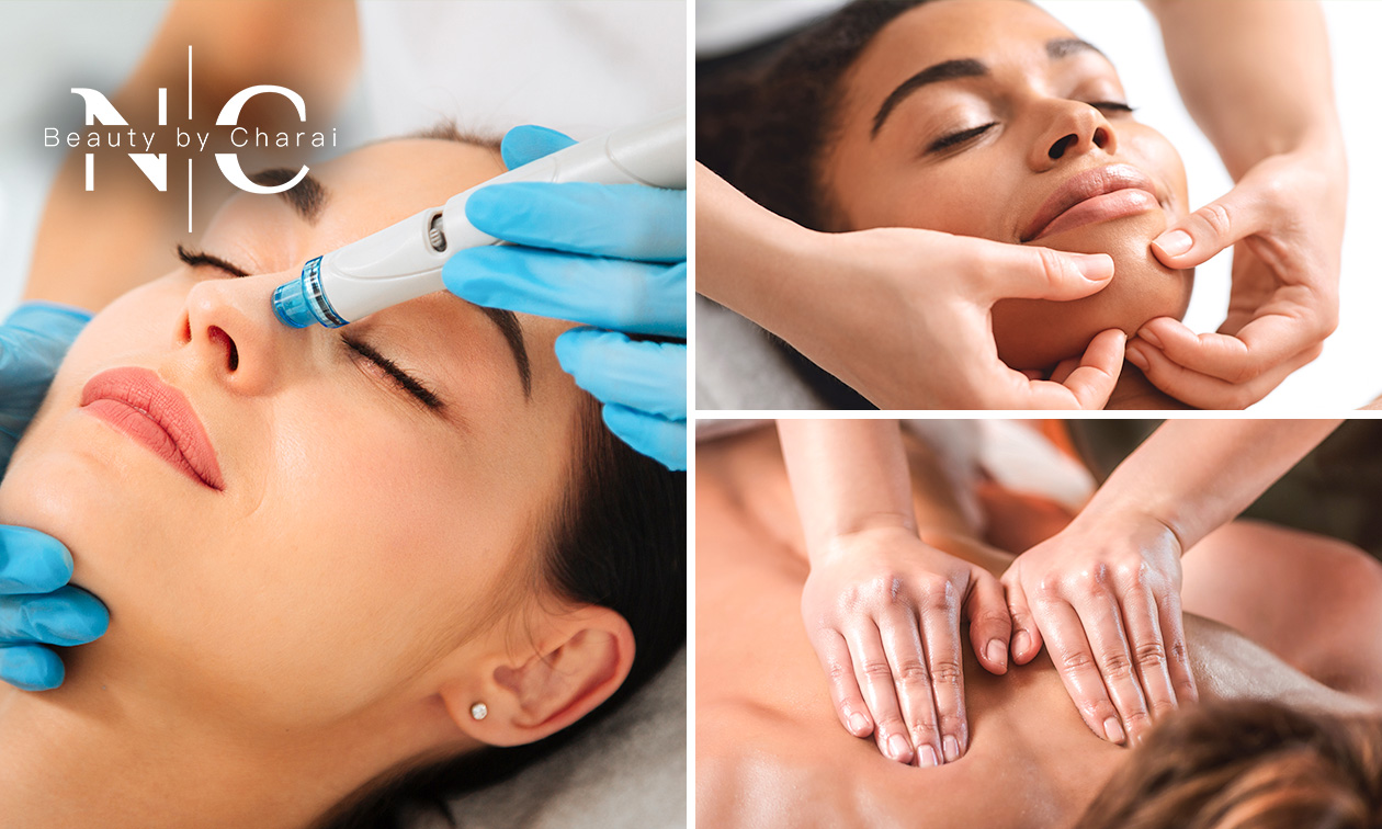 Hydrofacial + gezichts-, nek- en schoudermassage (55 min) Hydrofacial + gezichts-, nek- en schoudermassage (55 min)