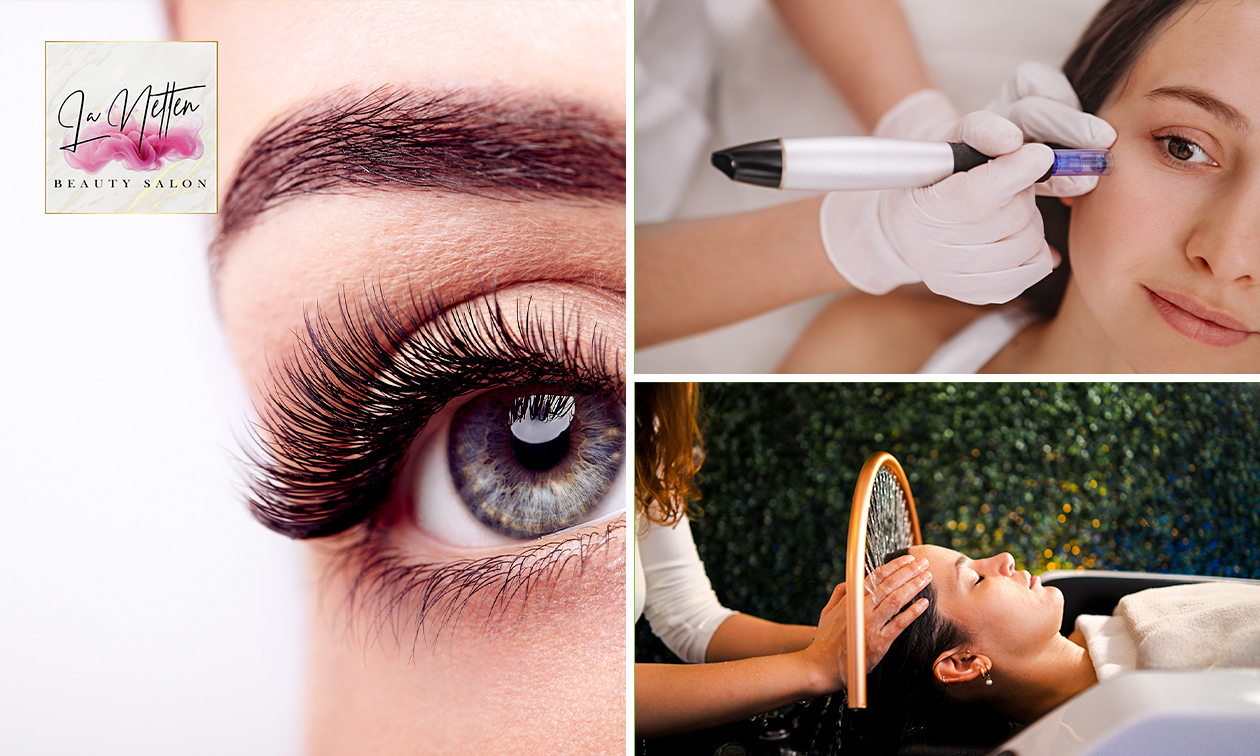 Head spa, wimperlift of microneedling (60, 75, 90 of 100 min) Head spa, wimperlift of microneedling (60, 75, 90 of 100 min)