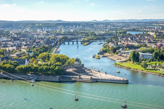 Flodkrydstogt på Rhinen og Mosel