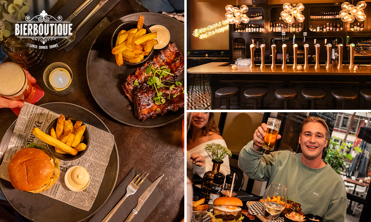 3-gangendiner à la carte bij Bierboutique in hartje Rotterdam