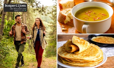 Wandelarrangement incl. warme drank + apfelstrudel + 2-gangenlunch