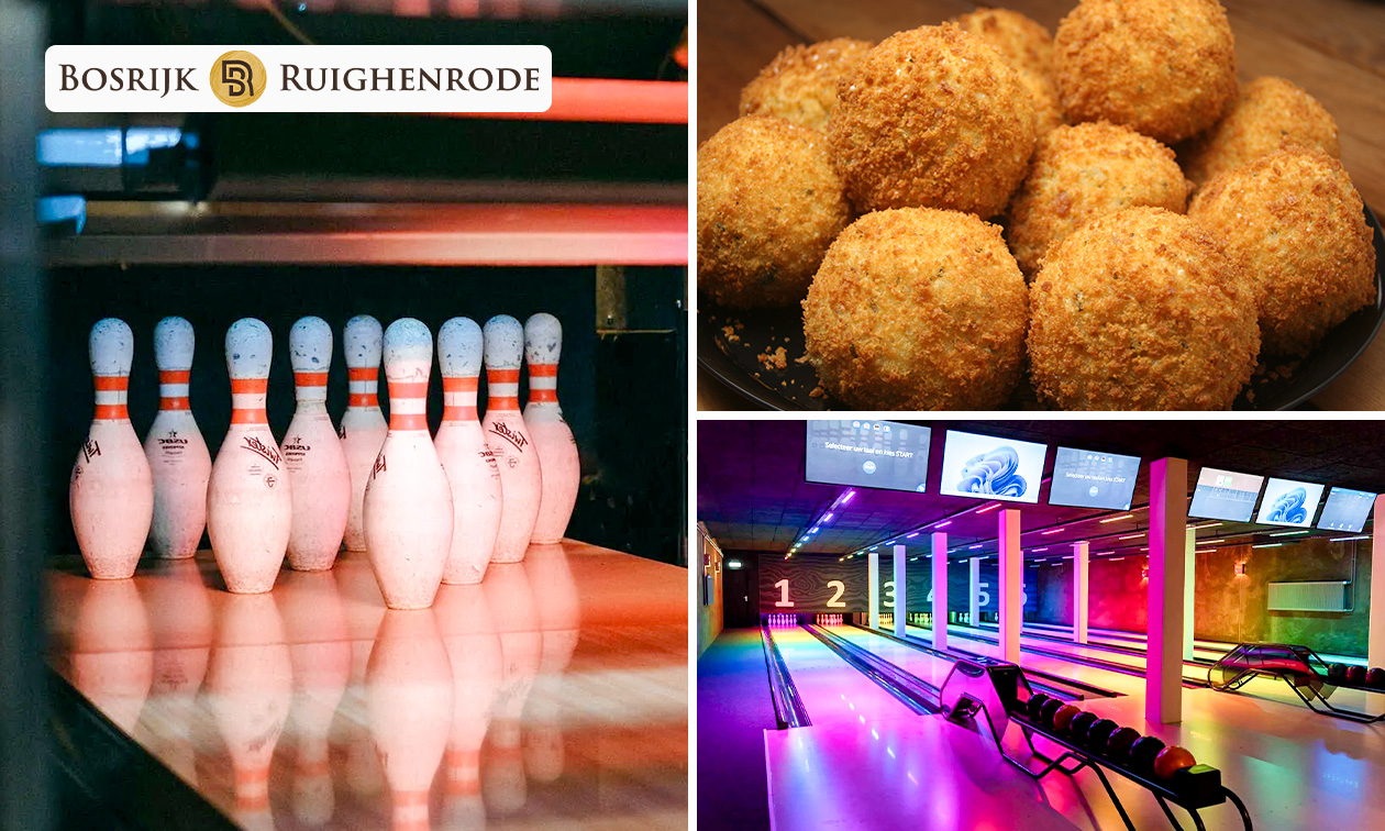 1 of 2 uur bowlen + 10 stuks bittergarnituur in Lochem