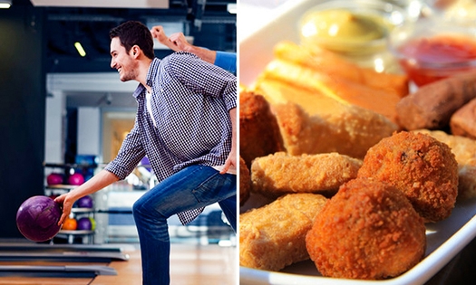 1 uur bowlen voor max. 6 personen + snacks