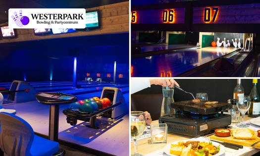 Bowlen (1, 1,5 of 2 uur) + evt. steengrillen (1,5 uur) bij Bowling Westerpark