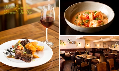 2- of 3-gangendiner à la carte bij Brasserie Steenberg
