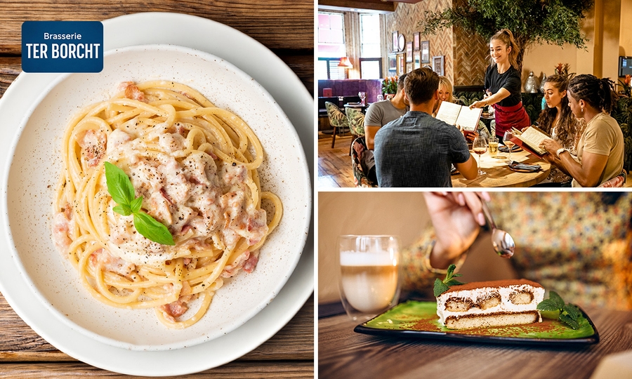 2-gangenlunch of -diner met koffie