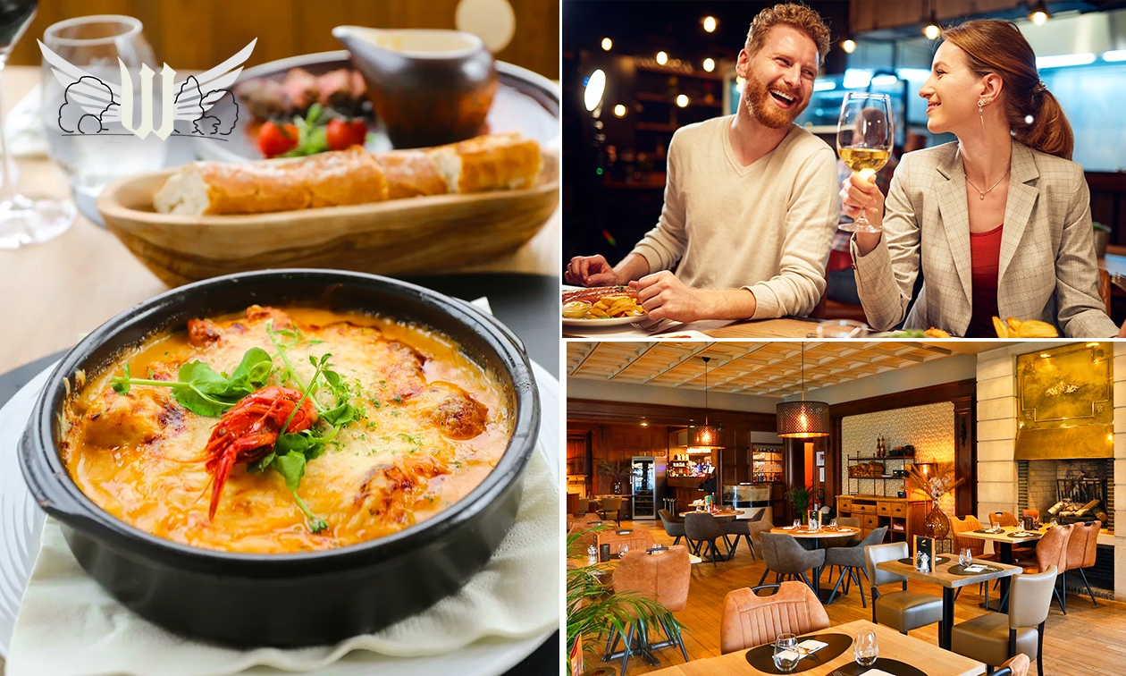 Lunch en 2 services, dîner en 3 services au choix ou ribs à volonté à la Brasserie Waalborre