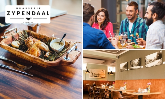 3-gangendiner van de chef bij Brasserie Zypendaal
