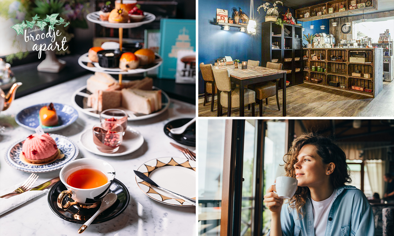 3-gangen high tea bij Broodje Apart