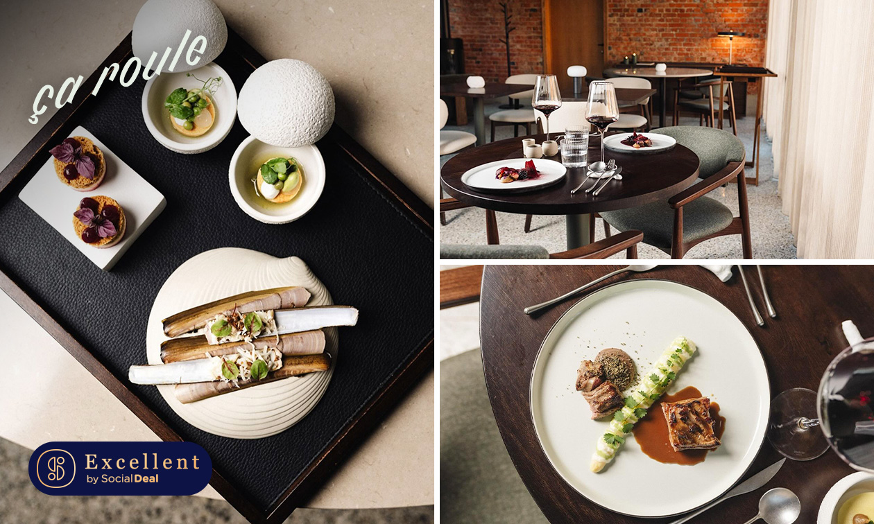 5- of 6-gangenlunch of -diner