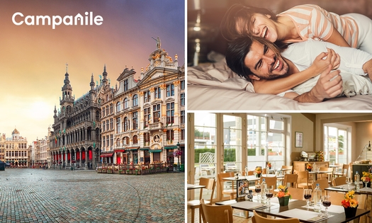 Nuit pour 2 + petit-déjeuner + verre de bienvenue près de Bruxelles