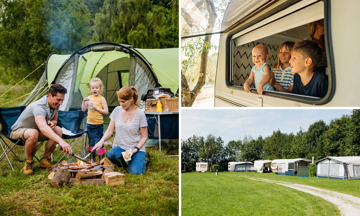 Kampeerplek of tent (2, 5 of 7 nachten) voor 2 personen