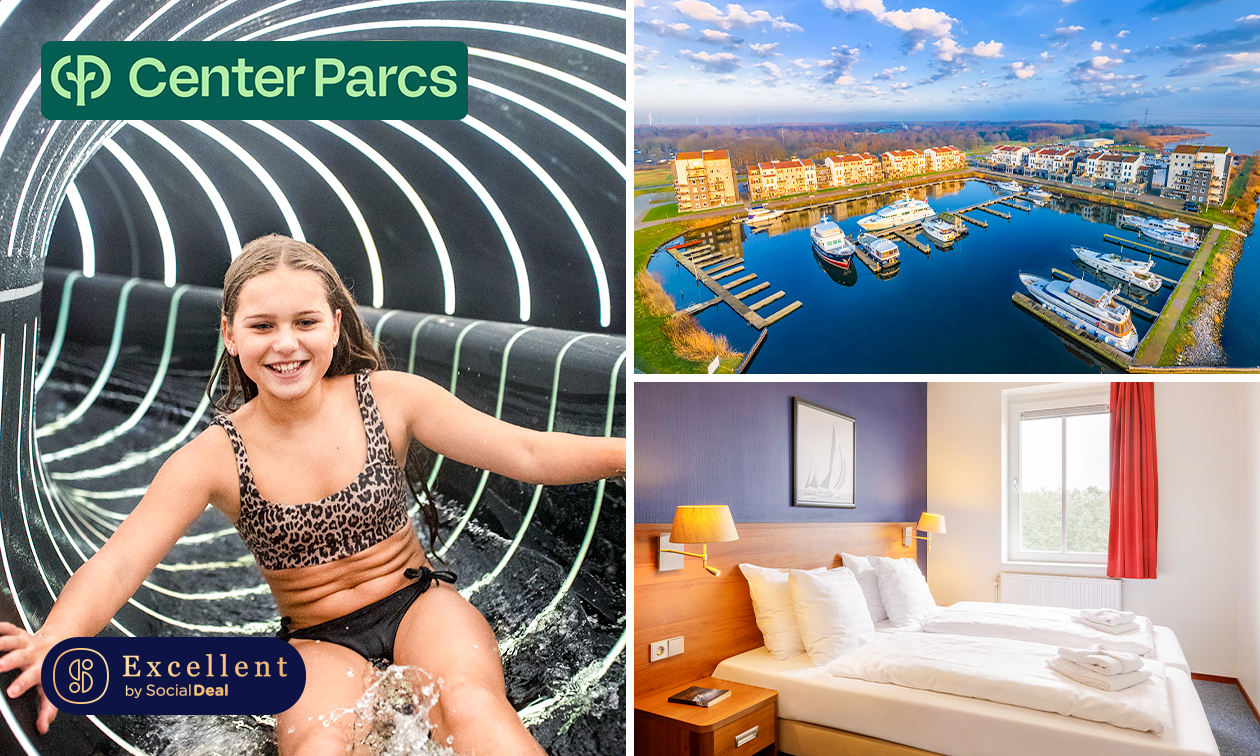 Overnachtingen voor 4 personen bij Center Parcs De Eemhof Waterfrontsuites