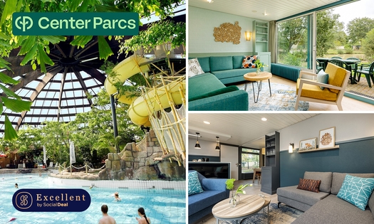 2, 3 oder 4 Übernachtungen für 4 bis 6 bei Center Parcs De Huttenheugte