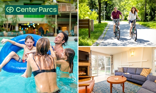 2, 3 of 4 overnachtingen voor 4 tot 8 personen in Center Parcs