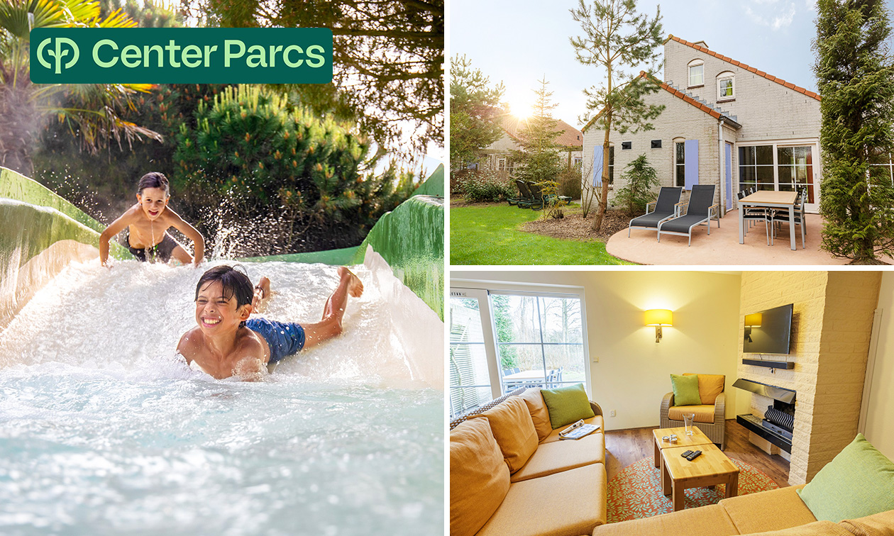 2, 3 of 4 overnachtingen voor 4 tot 6 personen bij Center Parcs Port Zélande