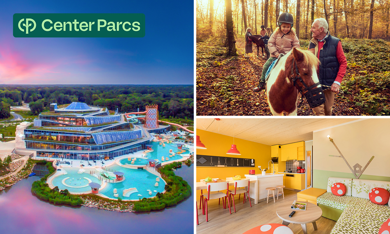 2, 3 oder 4 Übernachtungen für 4 bis 6 Personen in Center Parcs 2, 3 oder 4 Übernachtungen für 4 bis 6 Personen in Center Parcs