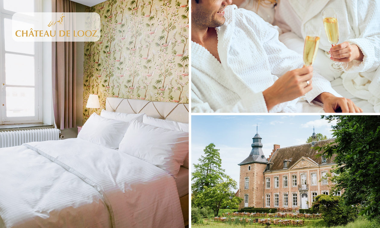 Nuit pour 2 + petit-déjeuner avec cava + évtl. dîner en 4 services dans un château-hôtel