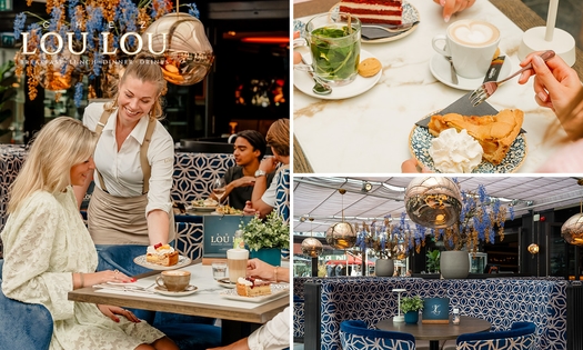 Koffie of thee + gebak naar keuze bij Chez Lou Lou