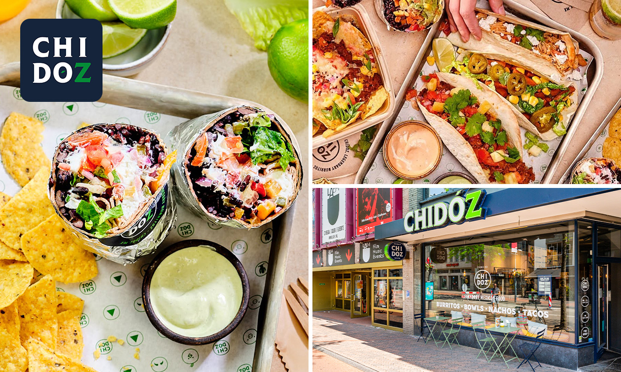 Burrito + drankje bij Chidóz in hartje Rotterdam