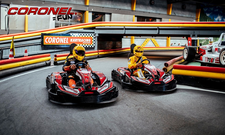 1 of 2 heat(s) karten bij Coronel Kartracing