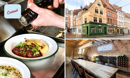 Déjeuner ou dîner en 3 services à la carte en plein coeur de Lille