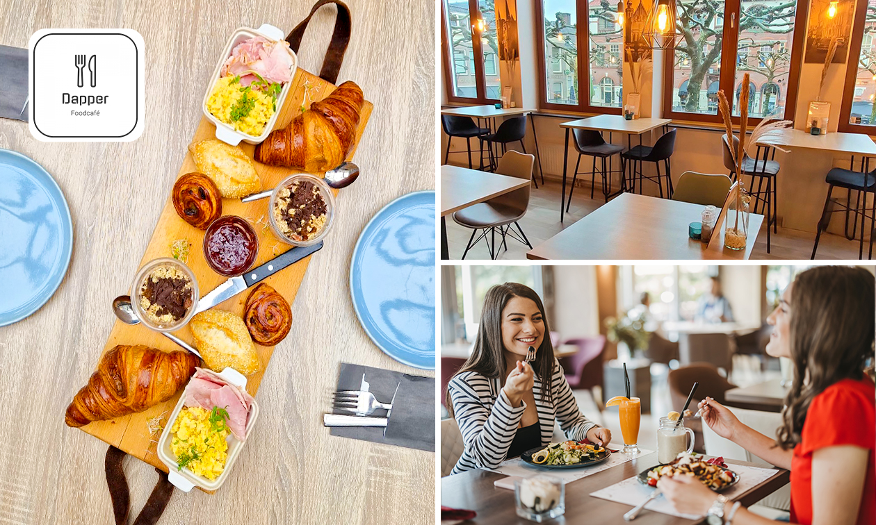Ontbijtplank bij Dapper Foodcafé