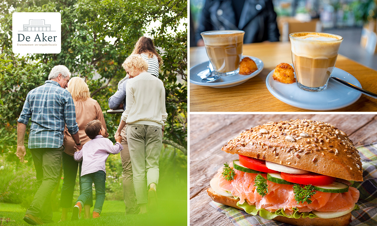 Wandelarrangement incl. gebak en lunchplank