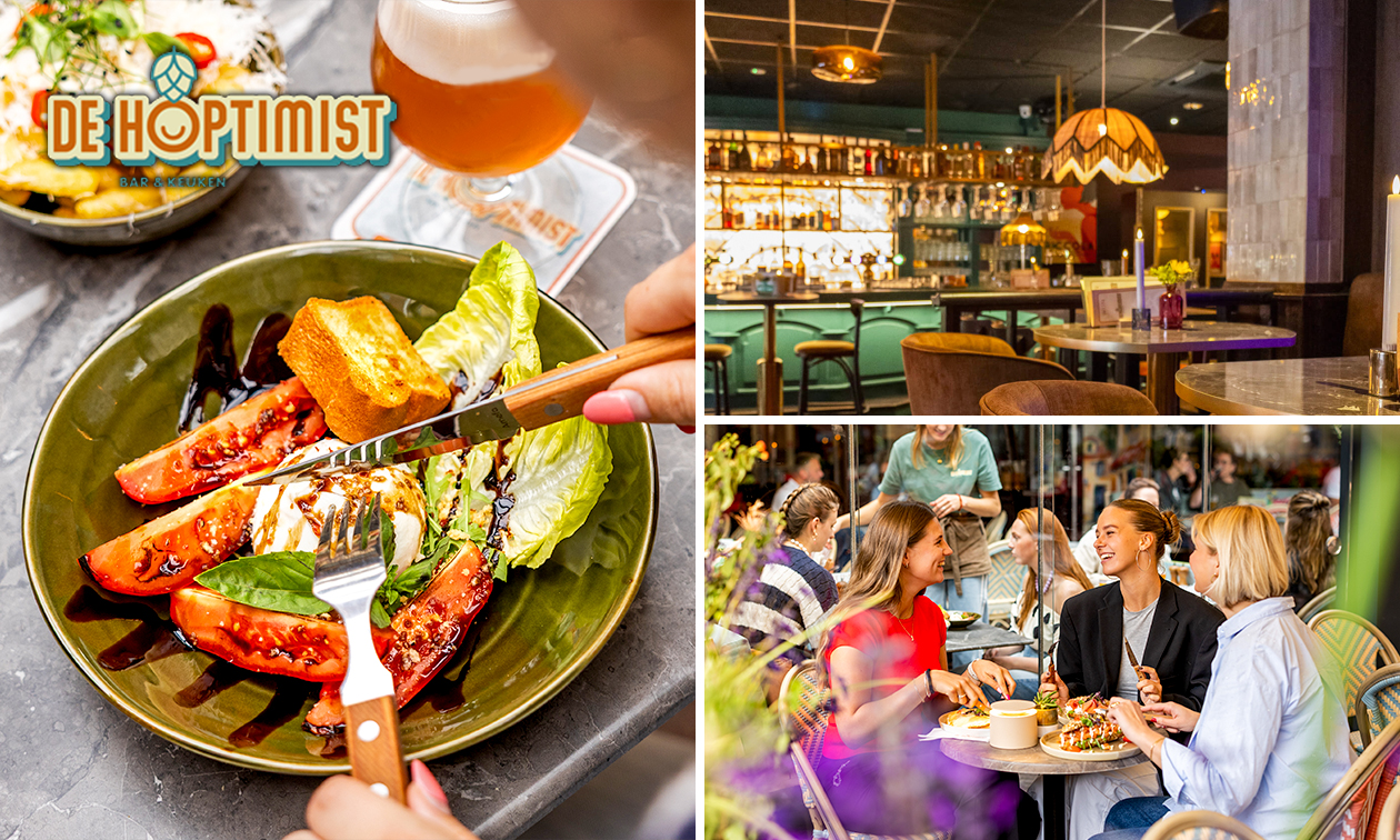 2-gangenlunch à la carte bij De Hoptimist Bar & Keuken