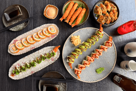 Sushi takeaway for 2