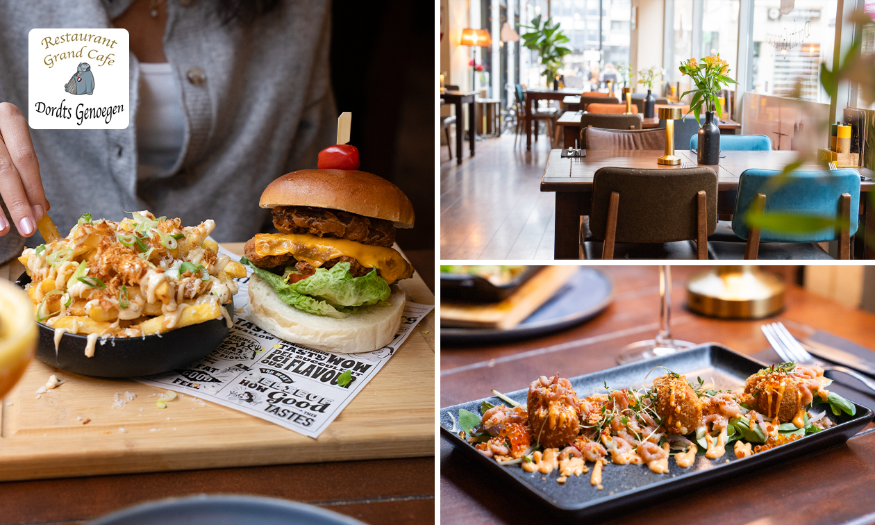 3-gangendiner à la carte bij Dordts Genoegen in hartje Dordrecht