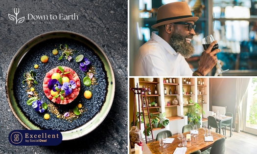 6- of 7-gangen fine dining-diner van de chef bij Down To Earth Dining