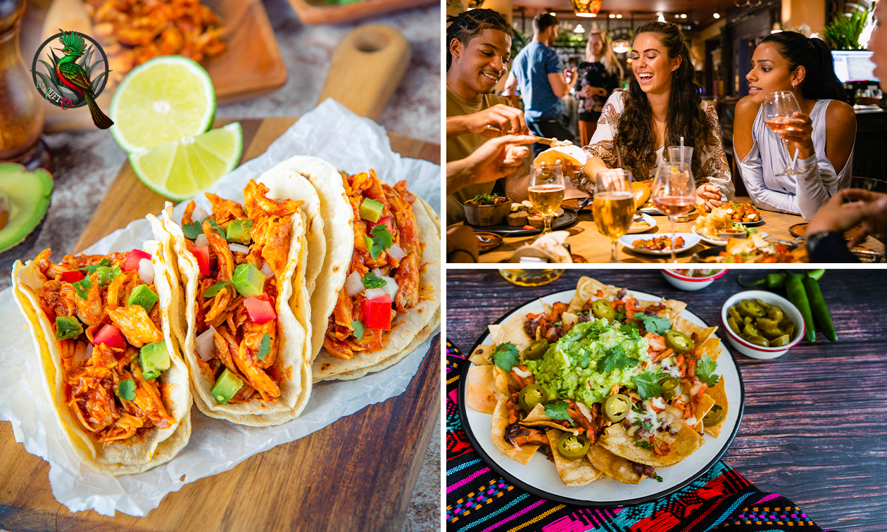 Dîner mexicain en 2 services à la carte + bière ou verre de vin à Bruxelles