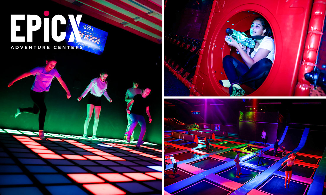 Jumpen, Active Pixel en lasergamen (1,5 uur) + jumpsokken bij EPICX Zoetermeer