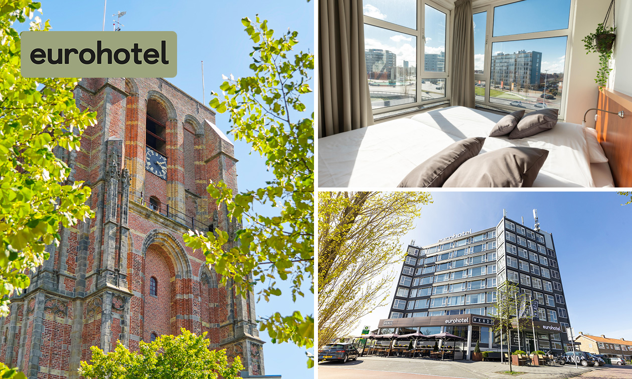 Overnachting voor 2 + ontbijt + late check-out in Leeuwarden