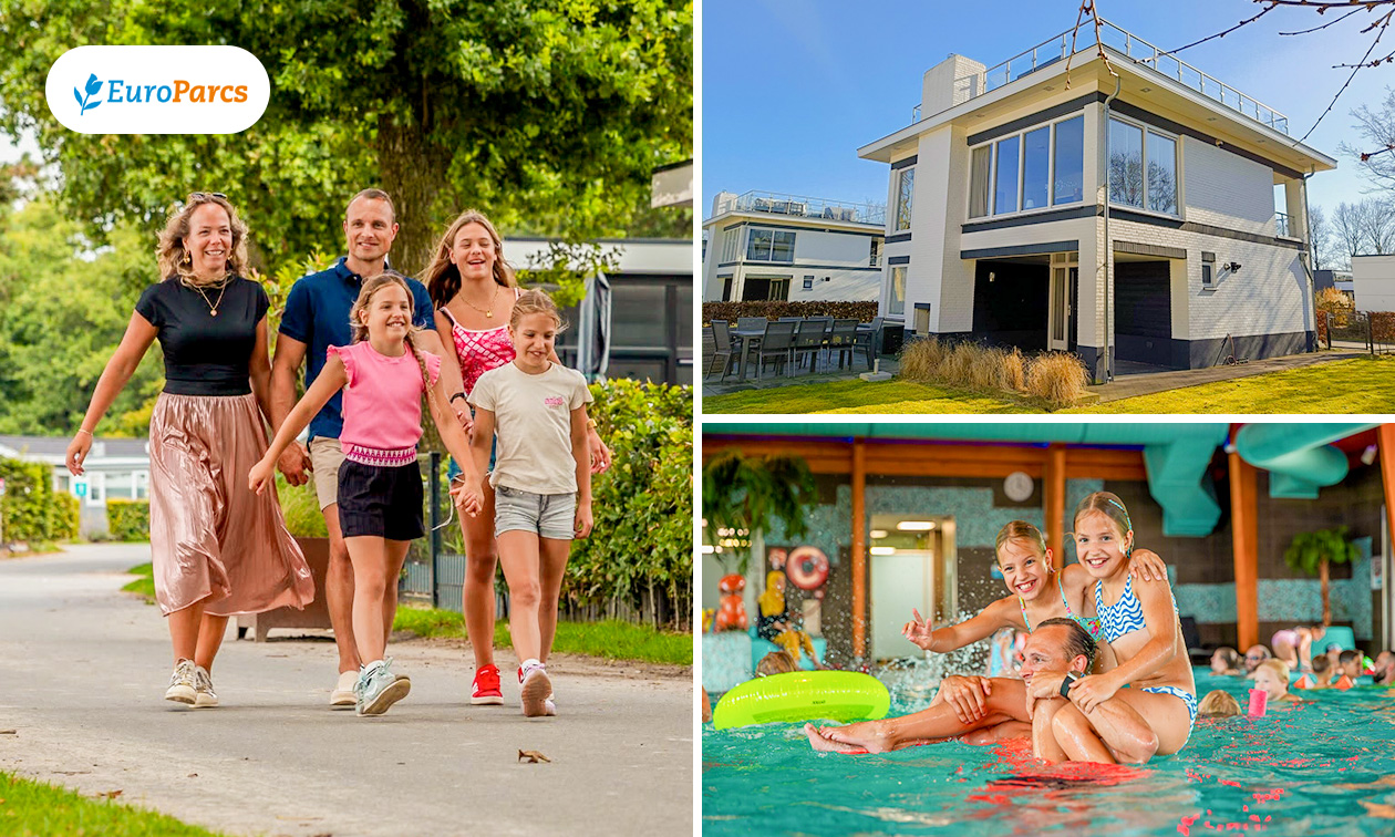 Weekend of midweek weg (2 of 8 pers.) in EuroParcs