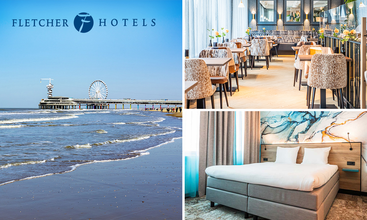Nuit(s) pour 2 + petit-déjeuner + dîner-dégustation à partager au Fletcher Scheveningen