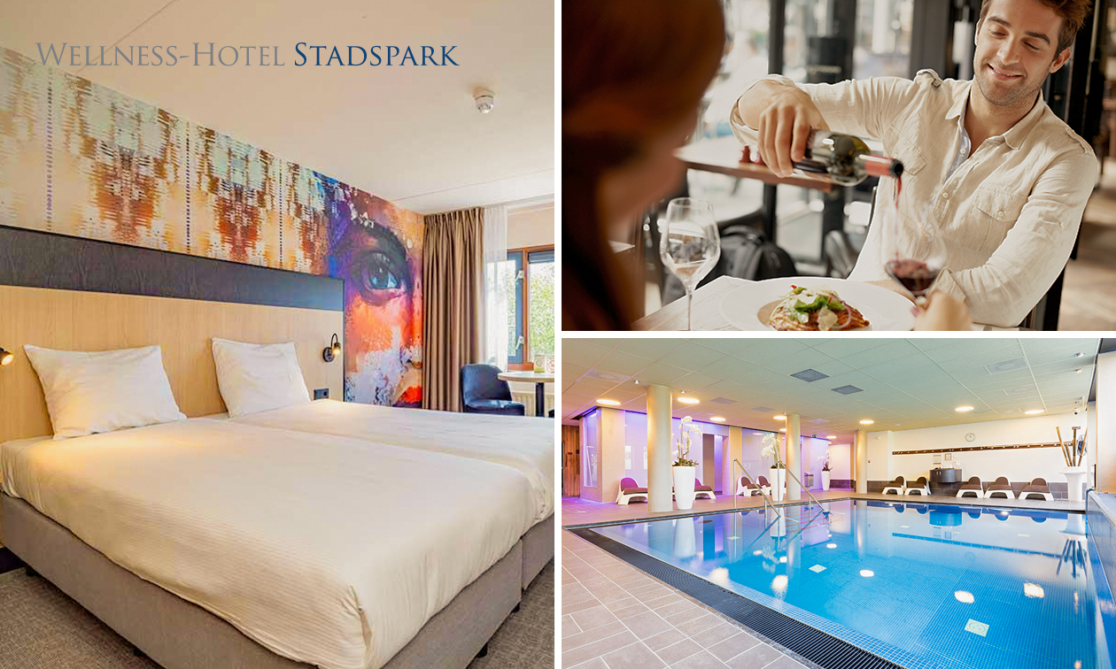Overnachting(en) voor 2 + ontbijt + hoofdgerecht bij Fletcher Hotel-Restaurant Stadspark