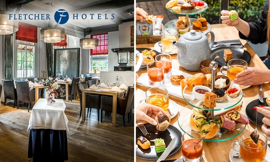 Brunch mit Etagere, Wein,- Bier- oder Schaumwein-Verkostung für 2 bei Fletcher Hotels