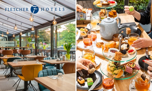 Brunch mit Etagere, Wein,- Bier- oder Schaumwein-Verkostung für 2 bei Fletcher Hotels
