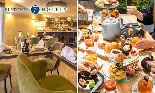 Brunch mit Etagere, Wein,- Bier- oder Schaumwein-Verkostung für 2 bei Fletcher Hotels