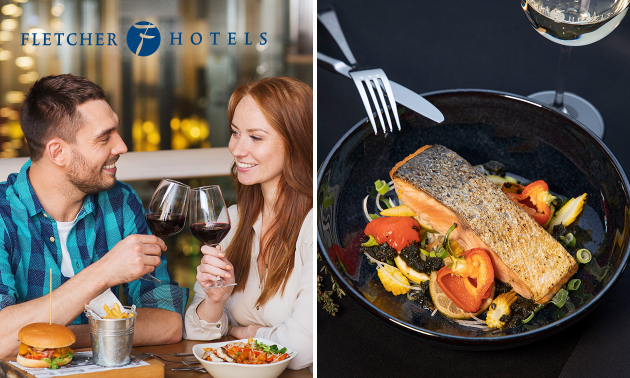 3-Gänge-Fletcher-Menü nach Wahl bei Fletcher Hotels